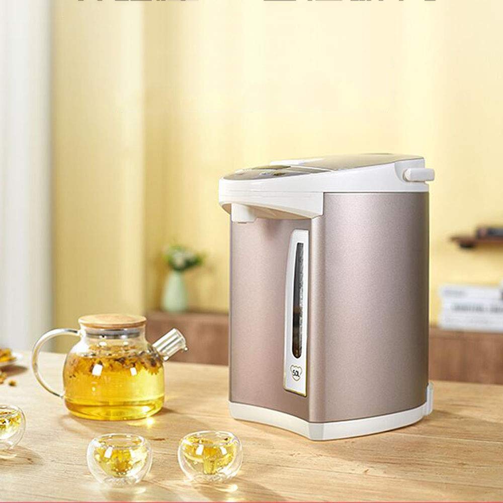 Elektryczny termofor Automatyczna izolacja Zintegrowany czajnik Dom Inteligentna stała temperatura 5 l Duża pojemność, brązowy, 31,3 * 21,7 * 33 cm Obecny
