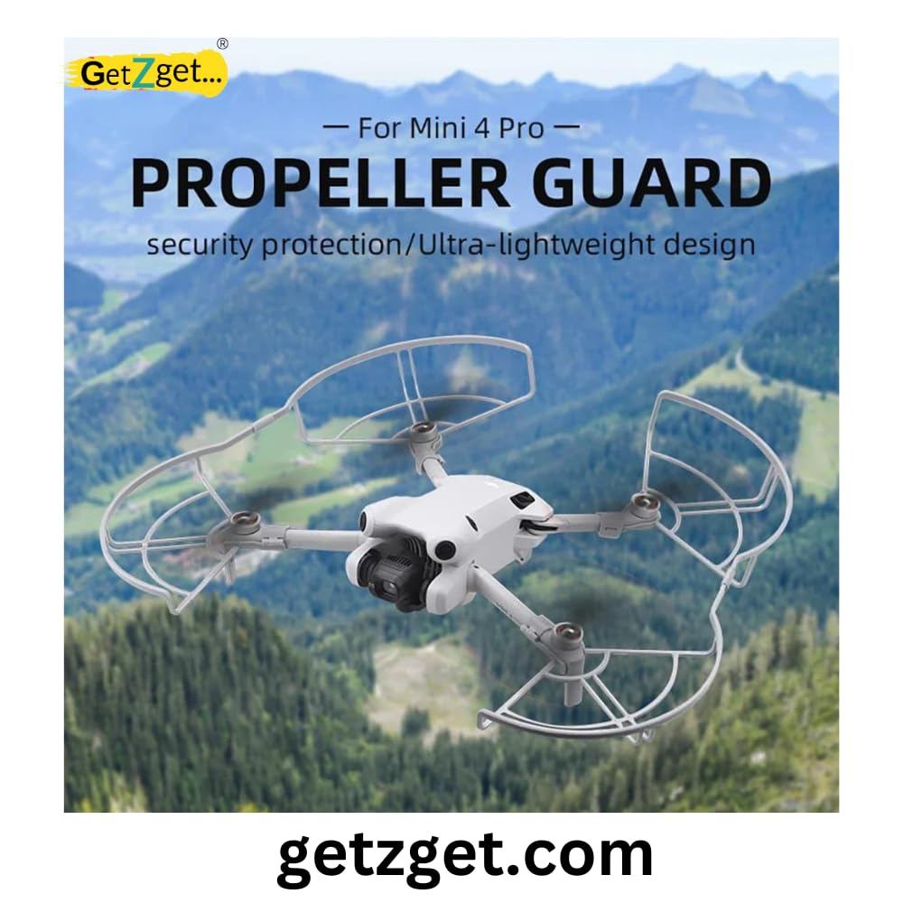 GetZget® Lightweight Propeller Guards for Dji Mini 4 Pro - Enhanced Protection Accessories for Your Propellers