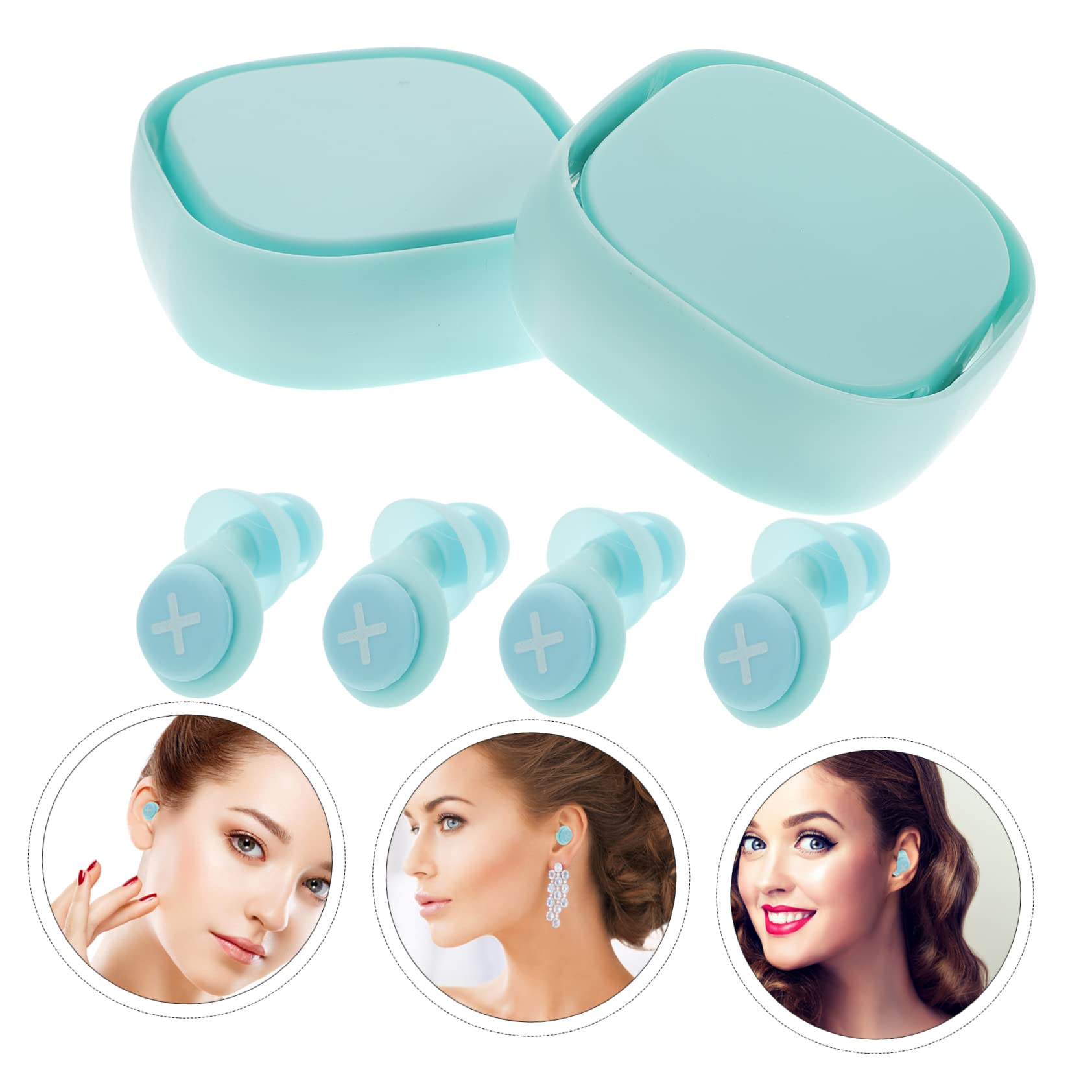 FRCOLOR 6 Sets Mädchen Ohrstöpsel Mit Geräuschunterdrückung Anti Lärm Ohrstöpsel Schlaf Geräuschreduzierung Mit Ohrhaken