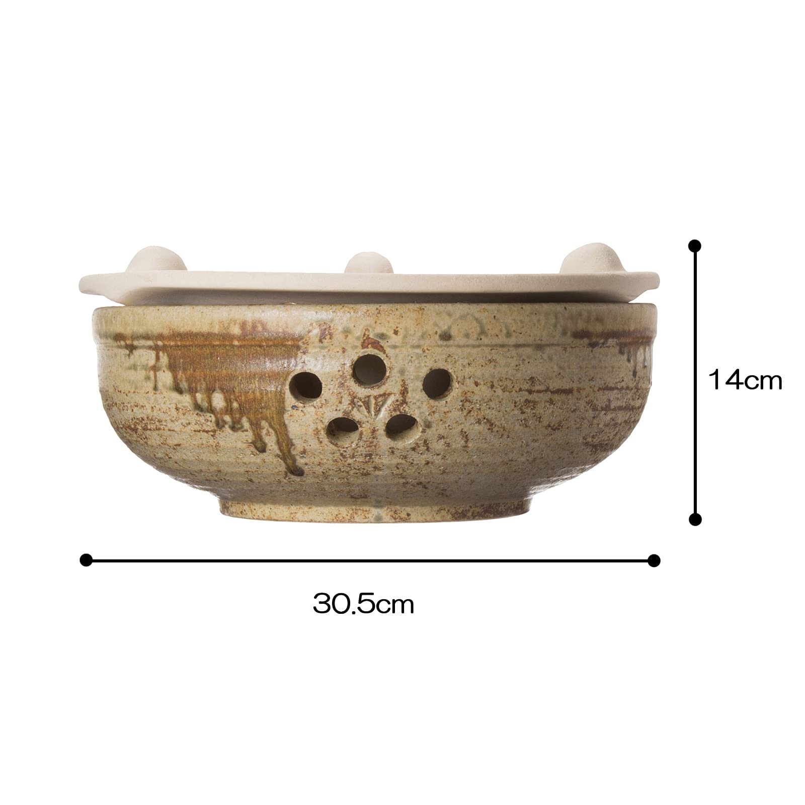 Amazon｜長谷園 水コンロ 大 31cm （3～5人用） 土鍋 伊賀焼 日本製