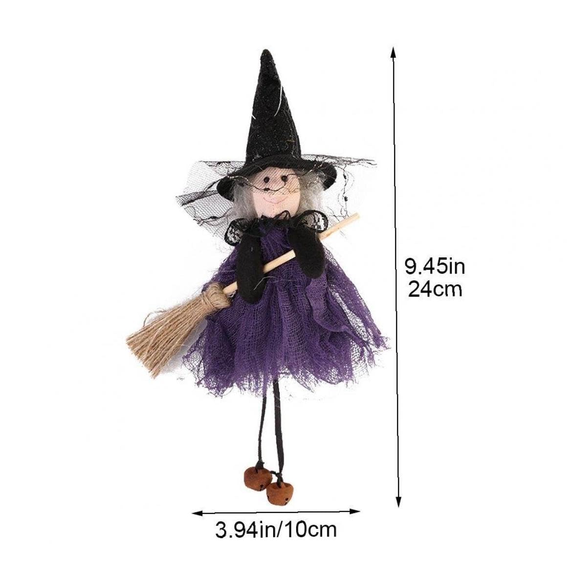Amazon | KJOET 魔女 人形魔 ハロウィーン 屋外 装飾 吊り下げ式 装飾