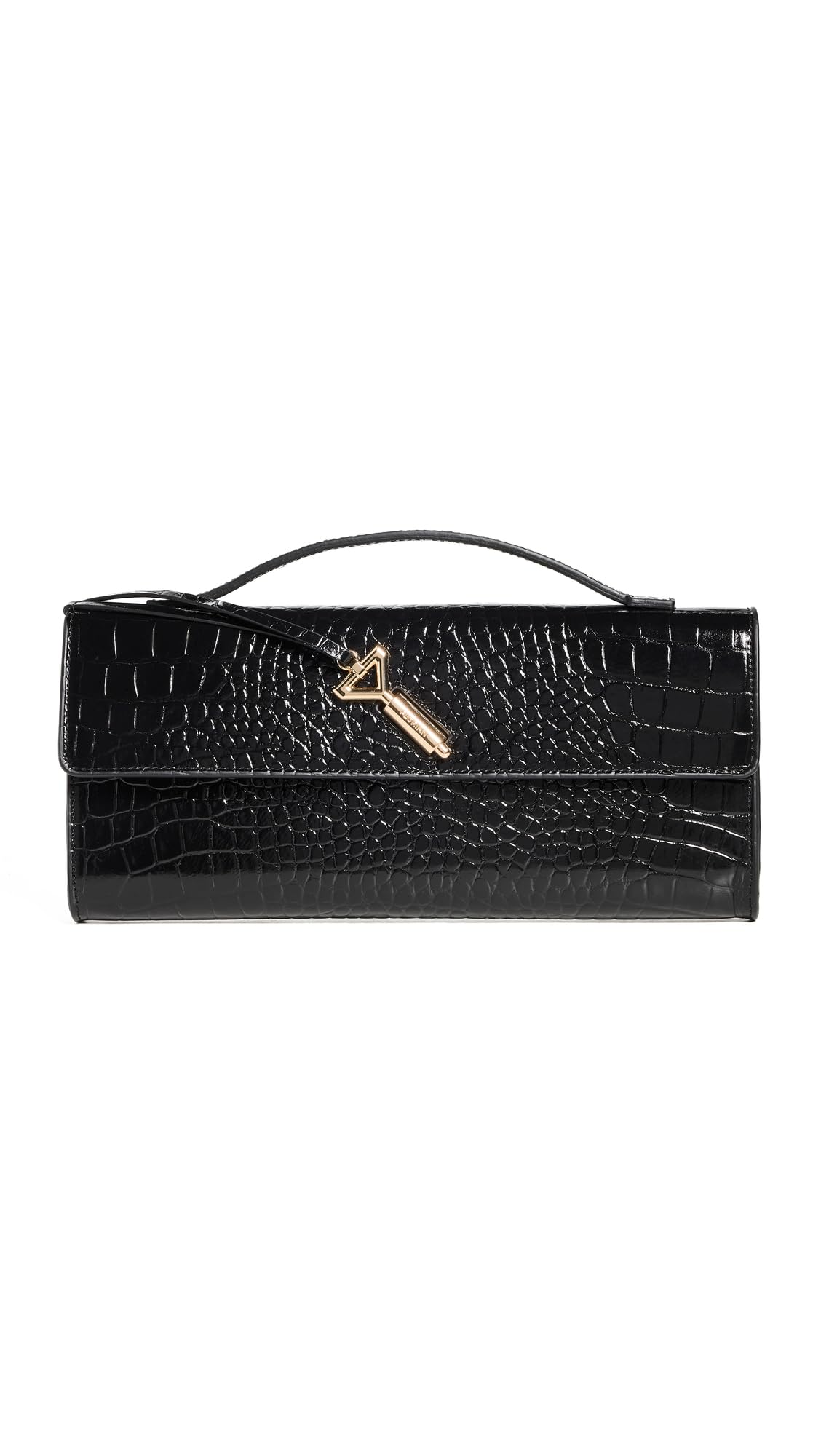 Florian London Women's Anya Clutch Bag, Black, One Size