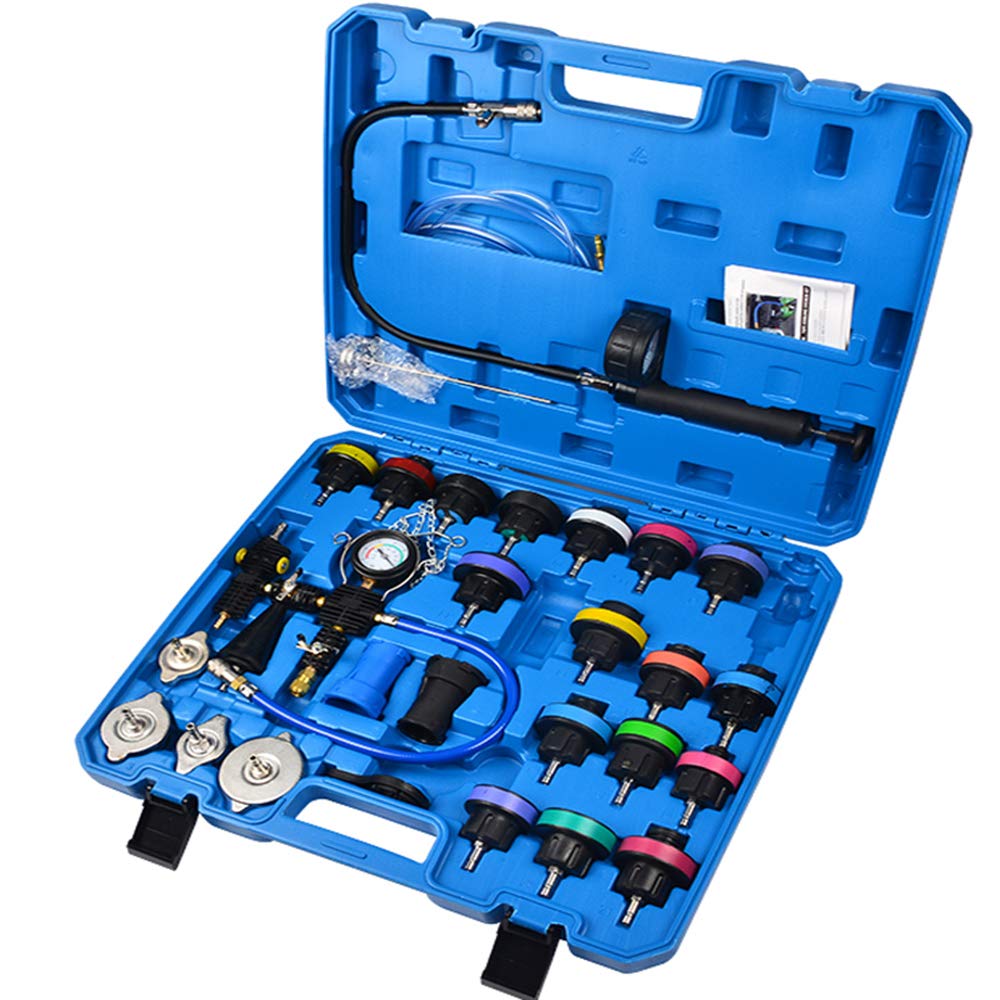 Kit Testeur De Pression Radiateur Hopzty 31 Pièces - Pour Voiture, Moto, Camion