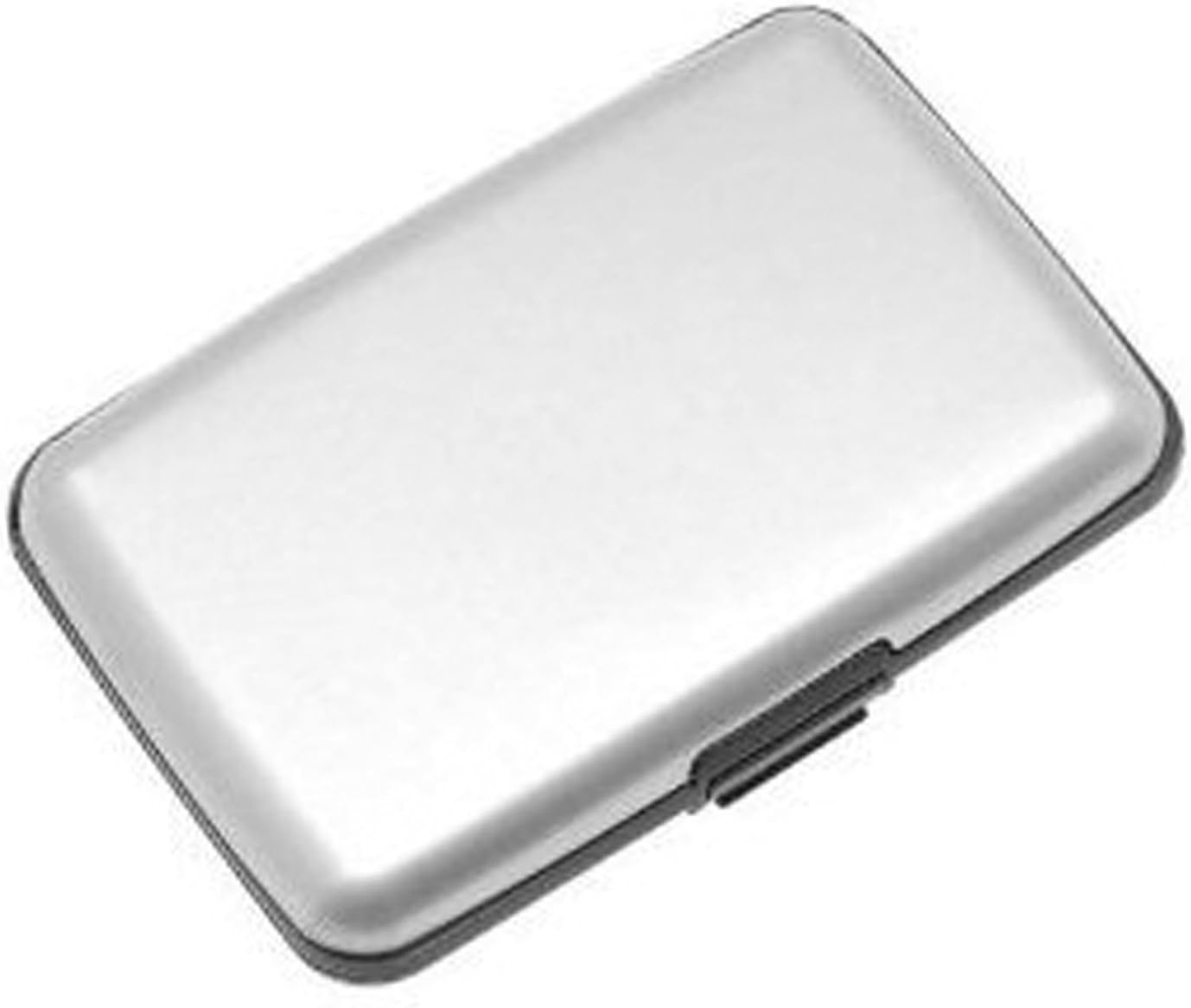 Aluminium Security Credit Card Holder - Protects Your Identity (Silver)