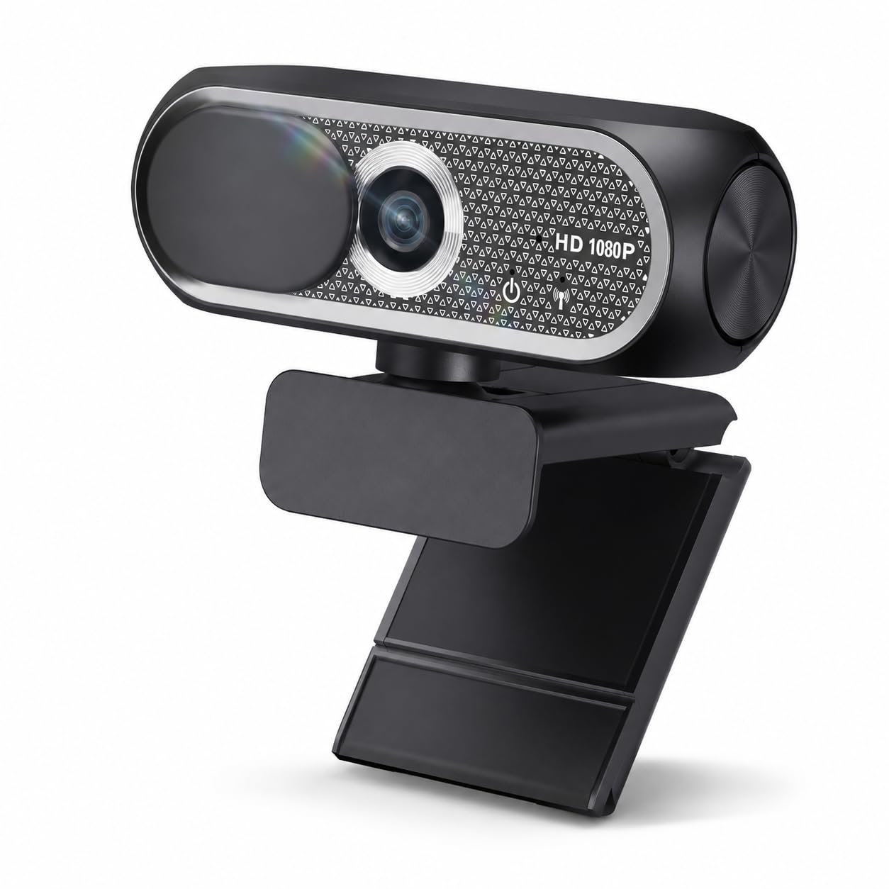1080P HD Webcam with Microphone, Wide-Angle Lens, for Laptop, Desktop, PC, Mac, Zoom, Streaming (Dark Black)-image-23