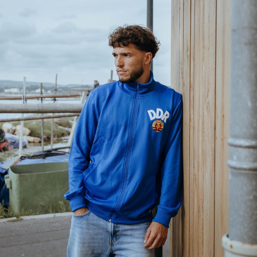 COPA - DDR 1970's - Retro Fußballjacke - Herren - Blau