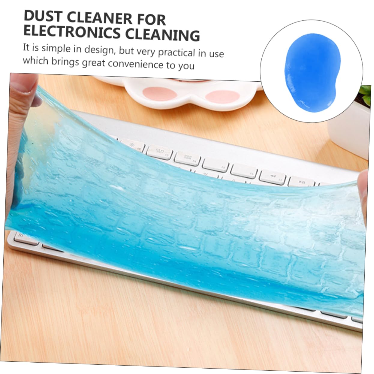 Tofficu 20 Gel Limpiadores para Teclados y Limpieza de Polvo en Coches y Dispositivos Electrónicos Color Aleatorio