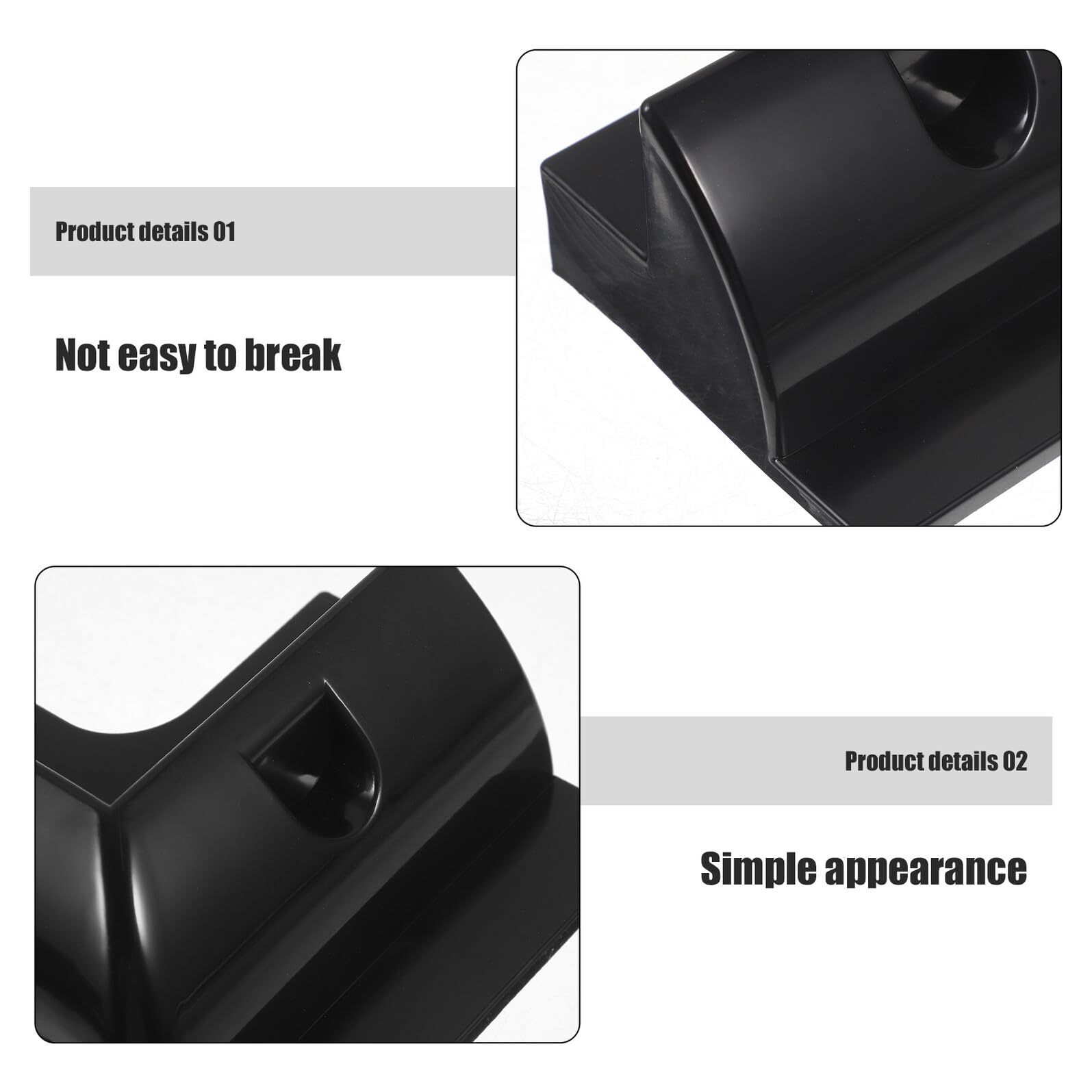 Soporte para Panel Solar Rv sin Taladro Montaje Fácil con Estructura Ventilada Resistente y Seguro Kit para Caravanas y Color Negro