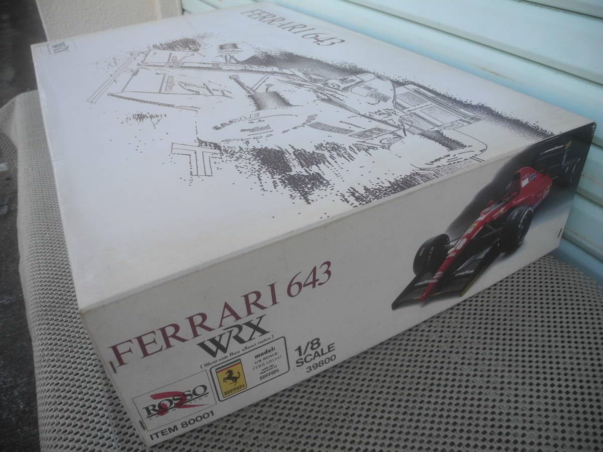廃盤レア！ロッソ 1/8 フェラーリ 643  現状品 廃盤レア！ロッソ 1/8 フェラーリ 643 現状品 - メルカリ