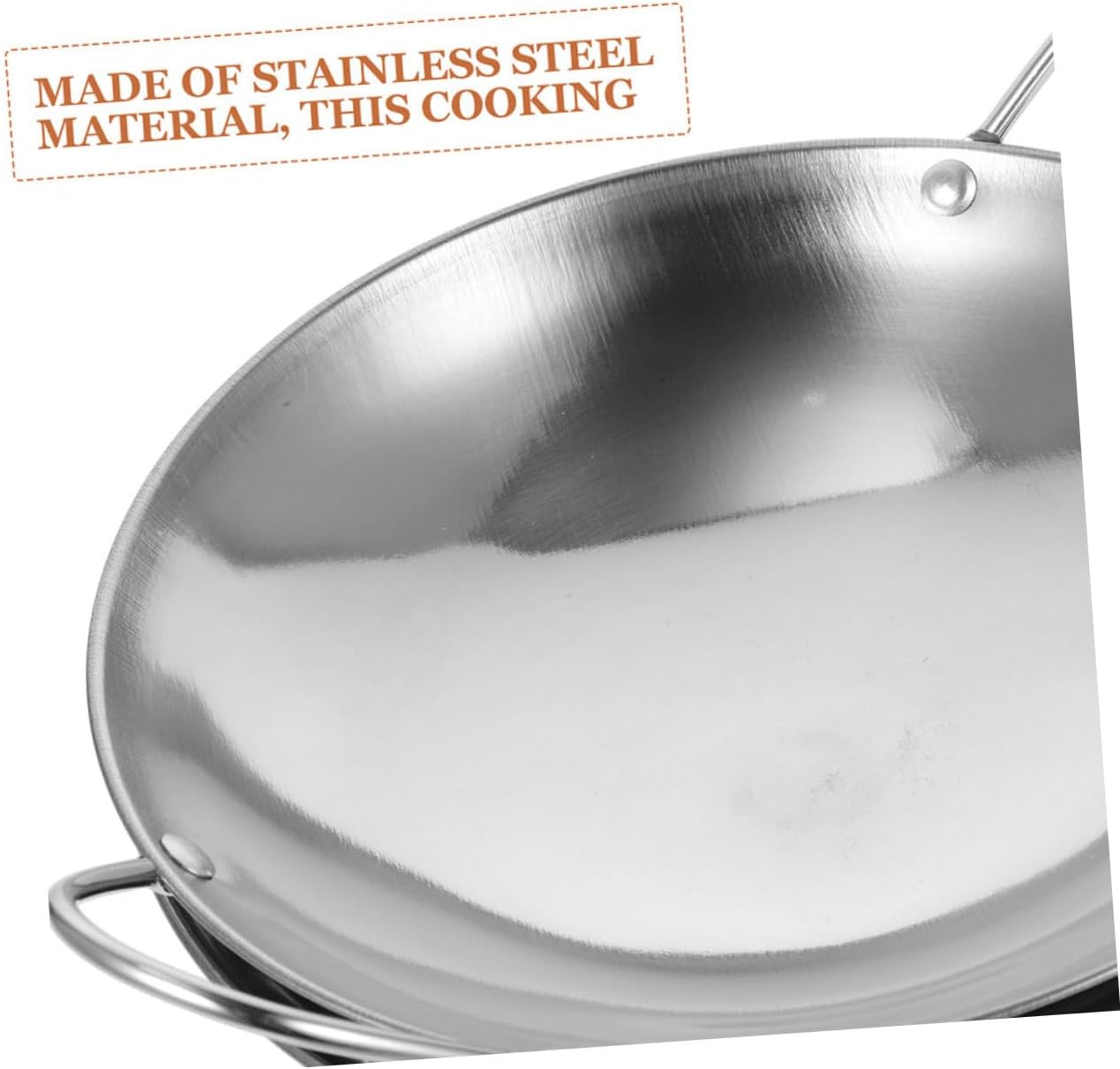 Stainless Steel Soup Pot with Hotpot Pot Divider Kitchen Cooking Utensil Ideal for Family Dinners Parties