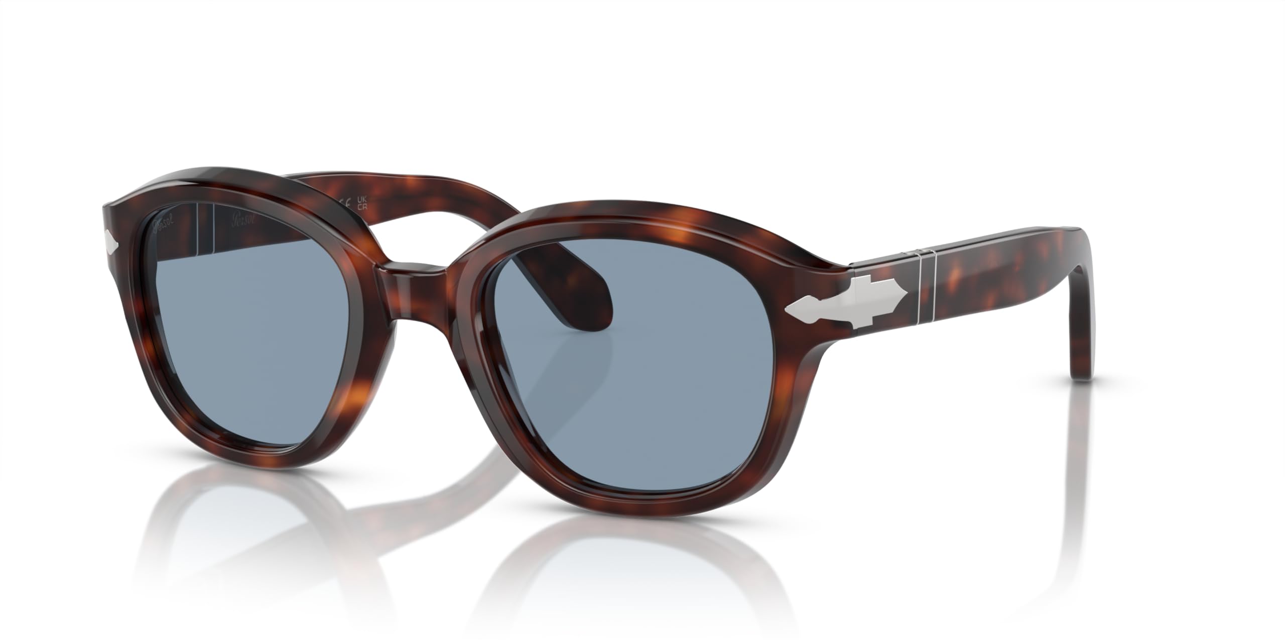 Persol Woman Sunglasses Havana Frame Blue Lenses 50MM