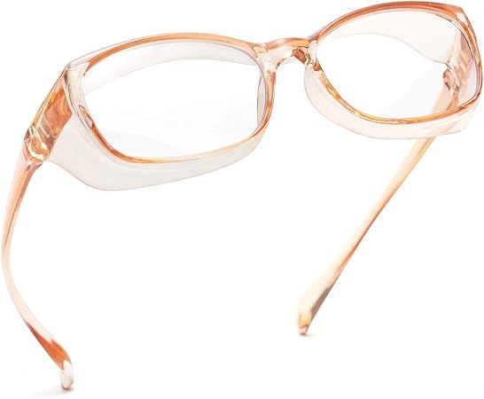 Jimmy Orange 花粉 メガネ ゴーグル ブルーライト 紫外線 粉塵 飛沫 にも対策 目立たない 伊達めがね 曇らない レディース メンズ 花粉症 メガネ Lg102s イエロー Jimmy Orange 花粉 防塵メガネ