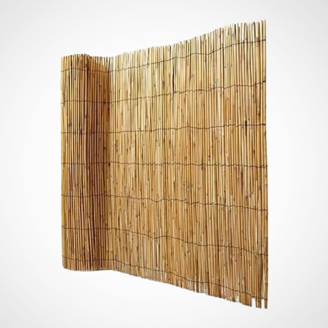 Cañizo de Bambu Pelado Privacidad Jardín Cerramiento (1_x_5_metros)