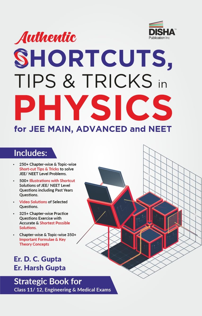 Authentic SHORTCUTS, TIPS & TRICKS in PHYSICS for JEE Main, Advanced & KVPY Paperback – 20 January 2020