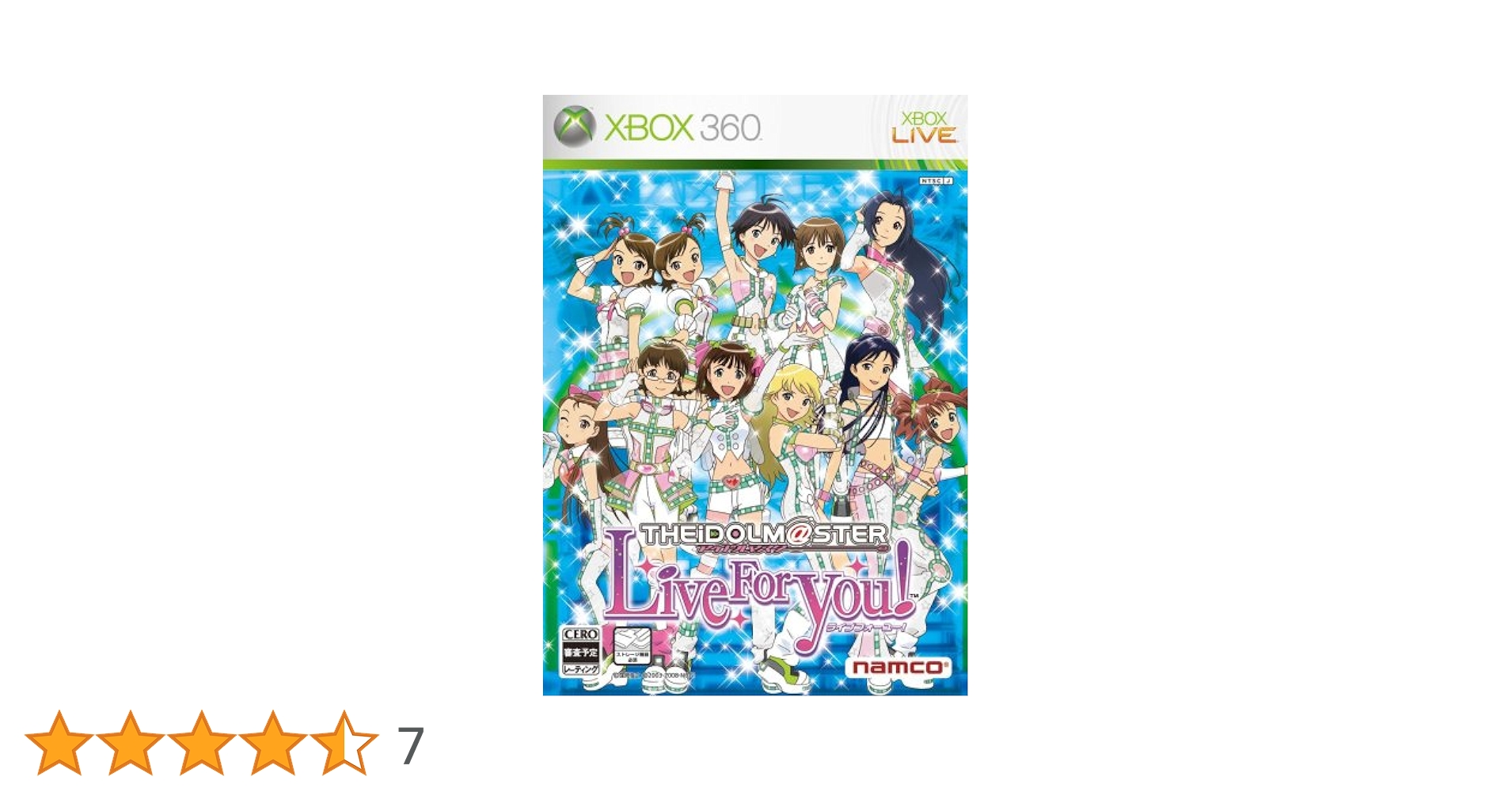 家庭用ゲームソフト THE iDOLM@STER Live For You! The Idolmaster Live For You Limited Edition (Xbox 360) Japan