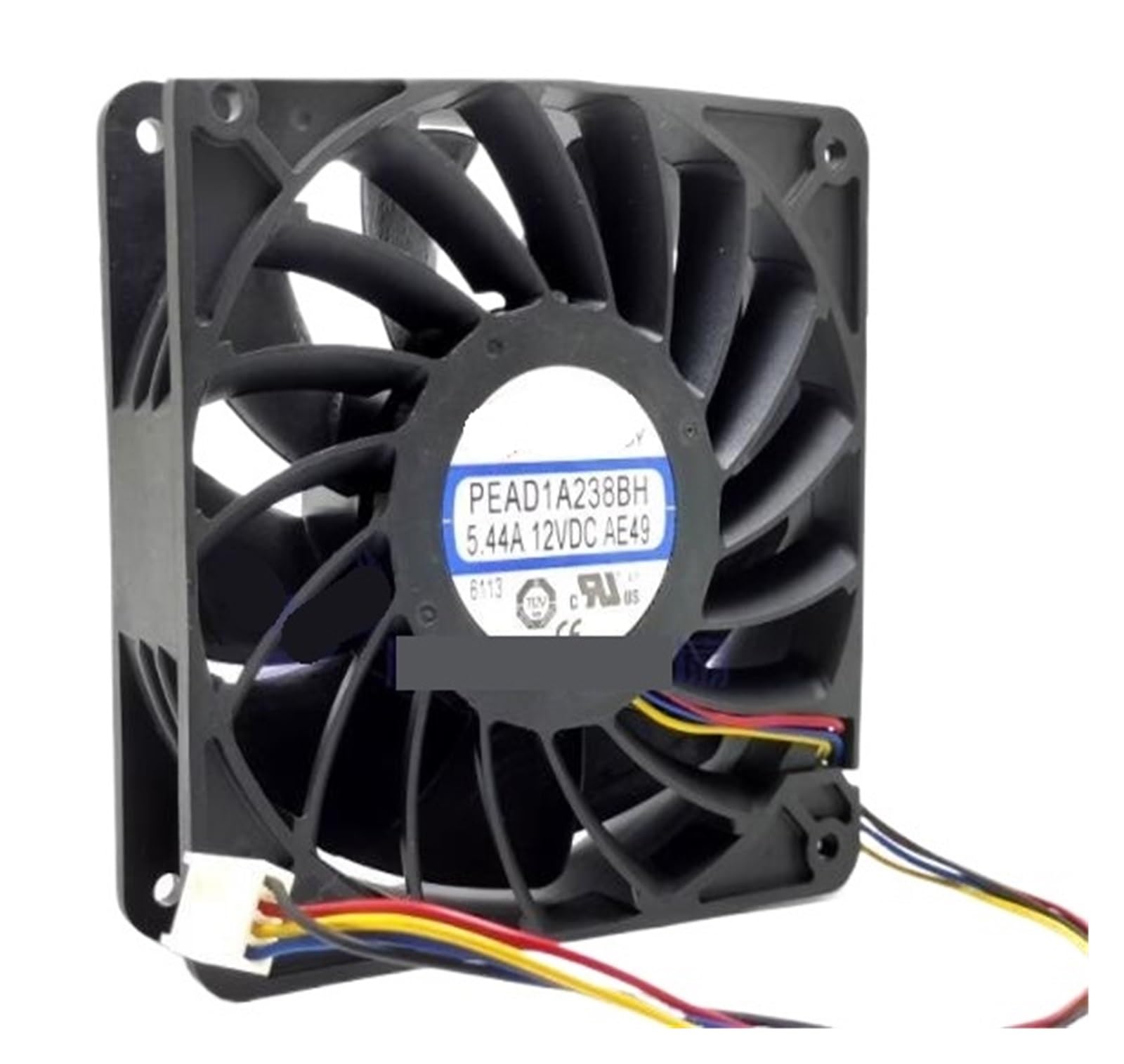 WEUSANXPL PEAD1A238BH DC 12V 5.44A 120x120x38mm 4-Wire Cooling Fan