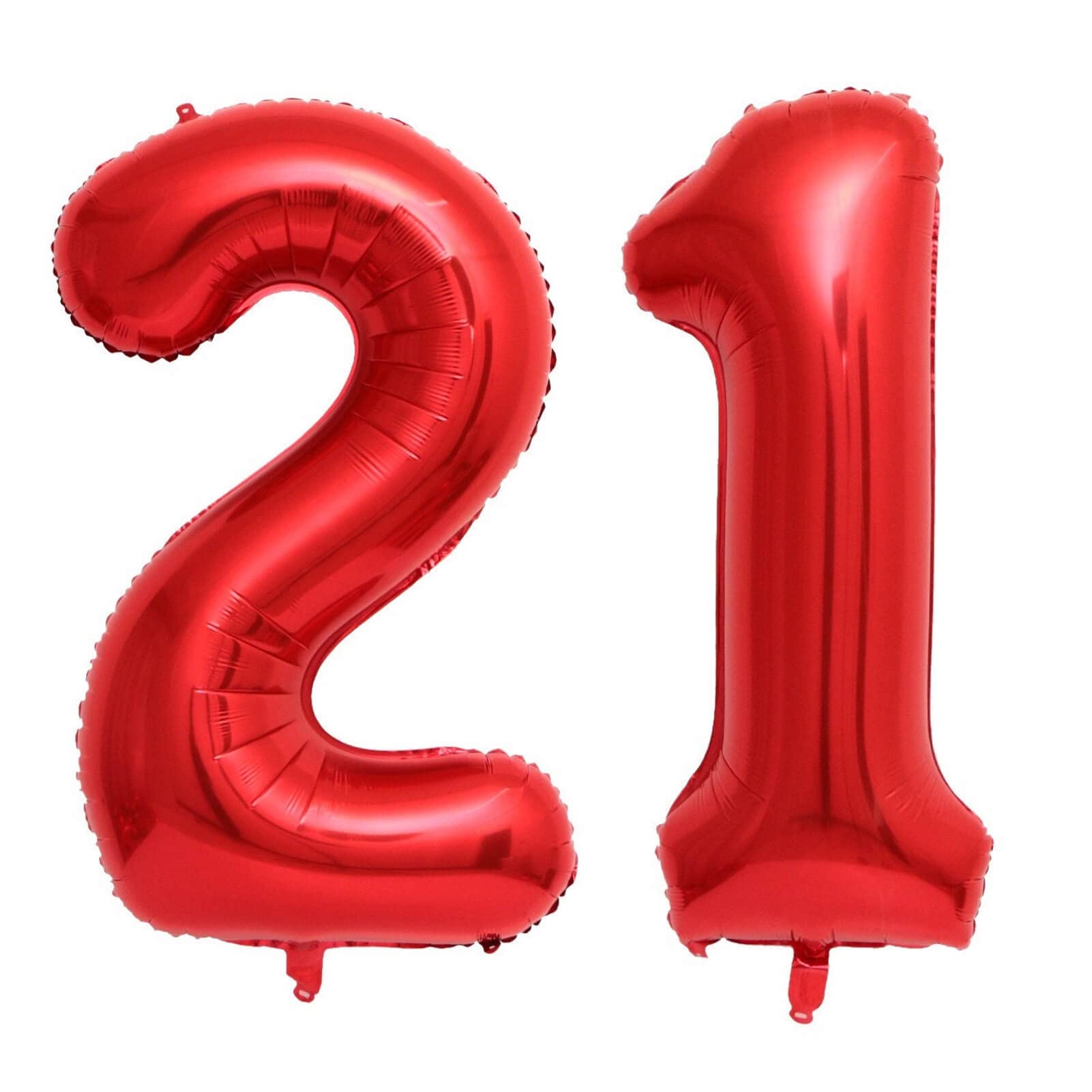 40 Inch Red Number 21 or 12 Balloons Giant 12 Balloons Red Birthday 21 Balloons 12 Birthday Anniversary Party Decorations Supplies