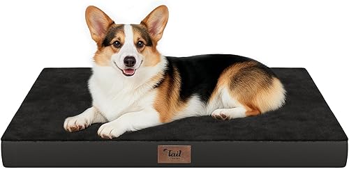 Miniatura 132 de Cama Ortopédica para Perros de Exterior para Perros Medianos y Gatos, Tapete Plano Impermeable para Mascotas con Espuma de Caja de Huevos y Funda