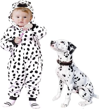 Dalmation Costume Baby Boys Girls Animal Bodysuit Baby Boy Girl Halloween Costume