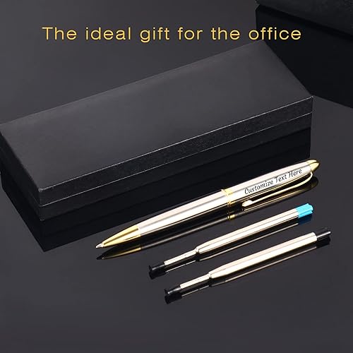 Miniatura 4 de Luxury Pen Business Office Fancy Pens Executive Pen Pen Sets for Men Gift with 1 Blue Refill and 1 Black Refill