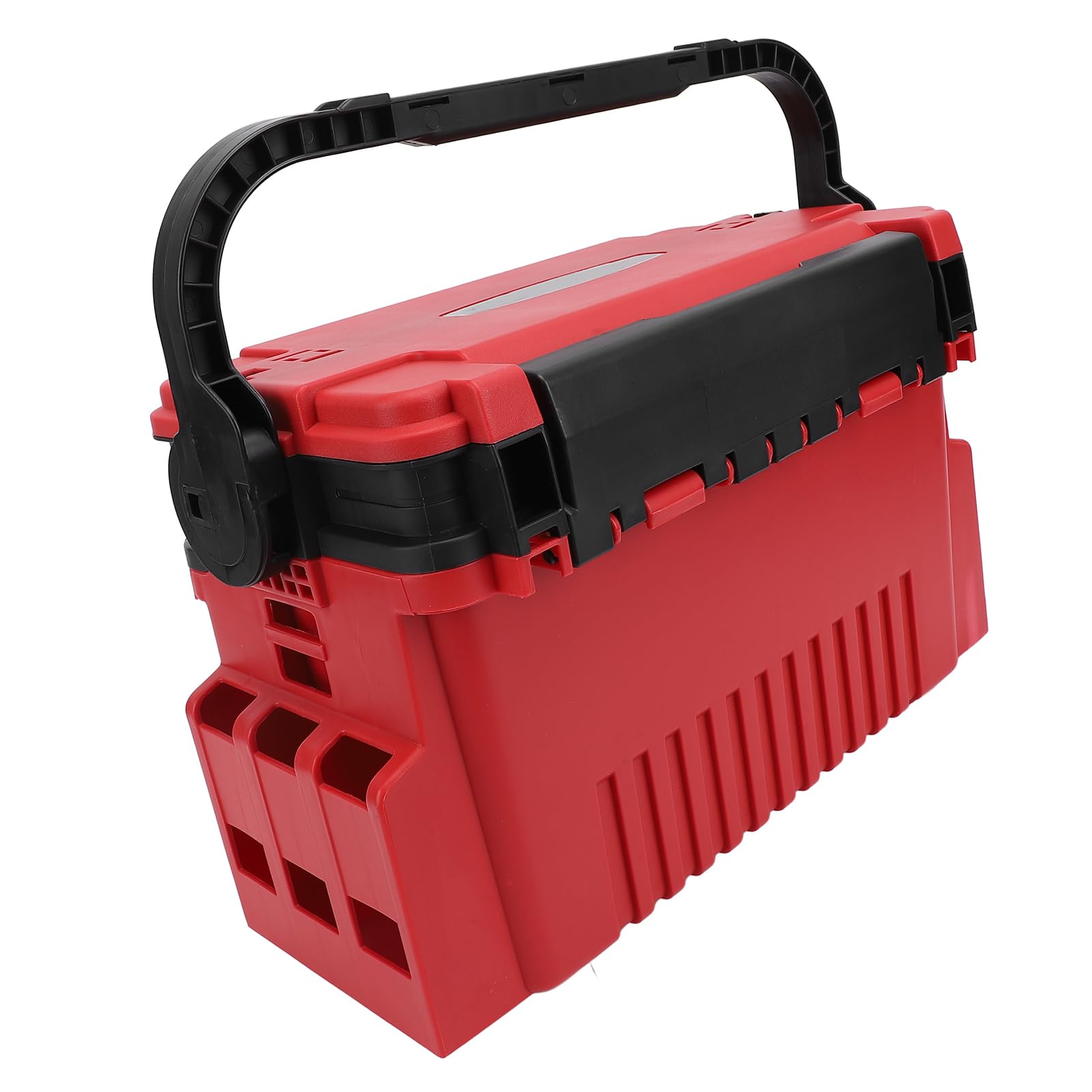 Caja de Aparejos de Pesca Portátil, Diseño Impermeable Reforzado, Almacenamiento Multicapa para Pescadores, Construcción de PE Engrosada