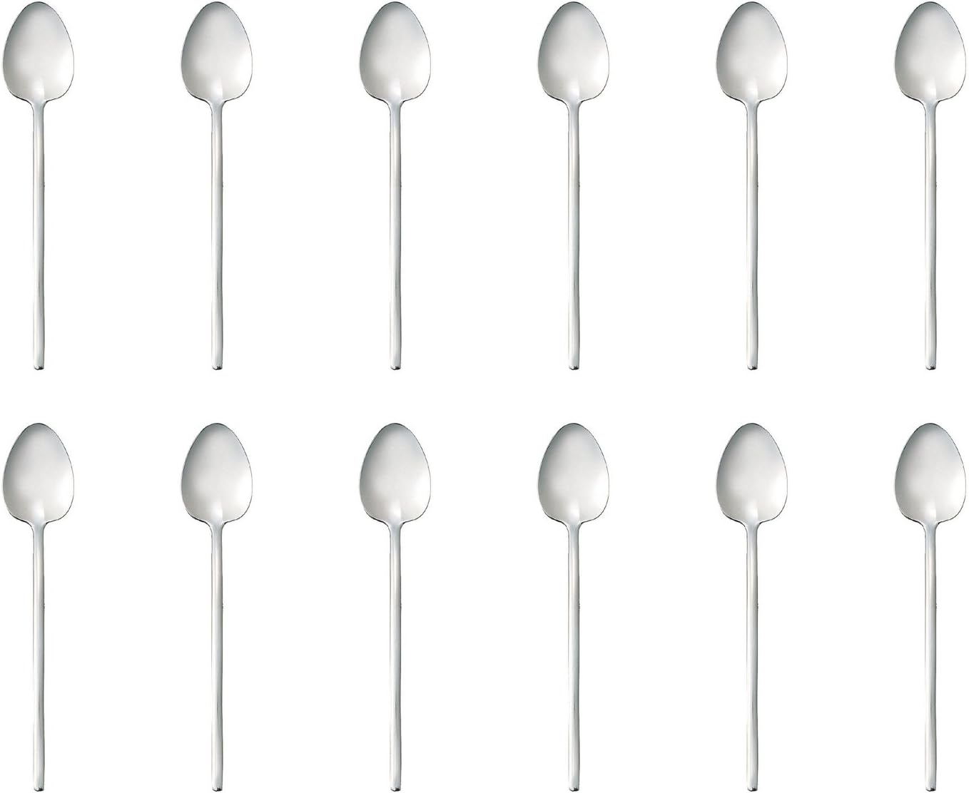 Veloynox Spring (Fatimaropes) Spring Teaspoon, Set of 12, Shine BI0209-TS(12)