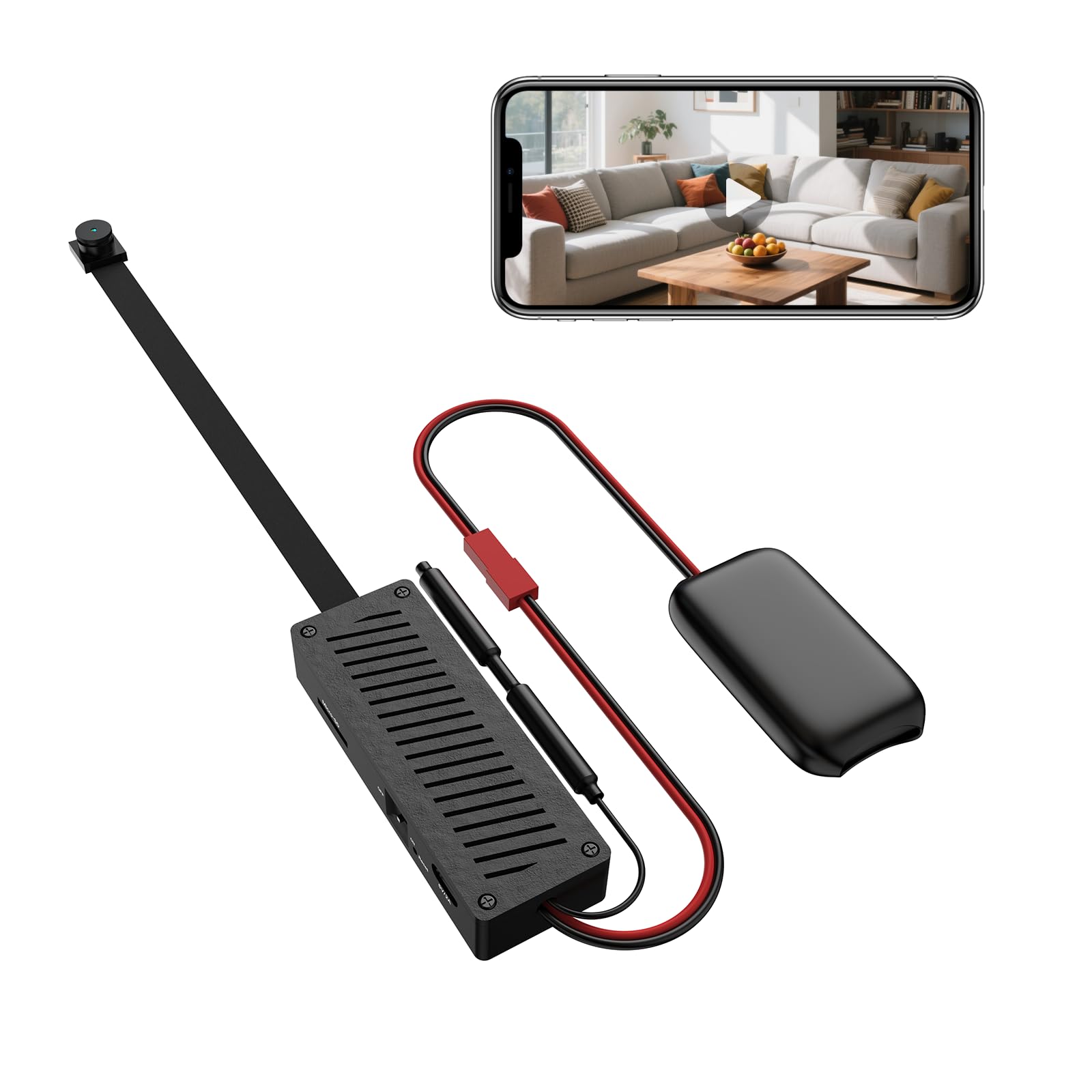 Ovolaptics 2K HD DIY Camera Module with Dual-Band WiFi, Mini Wireless Camera Board for Smart Home Monitoring, Motion Detection, Remote Viewing, Compact DIY Camera for Custom Projects