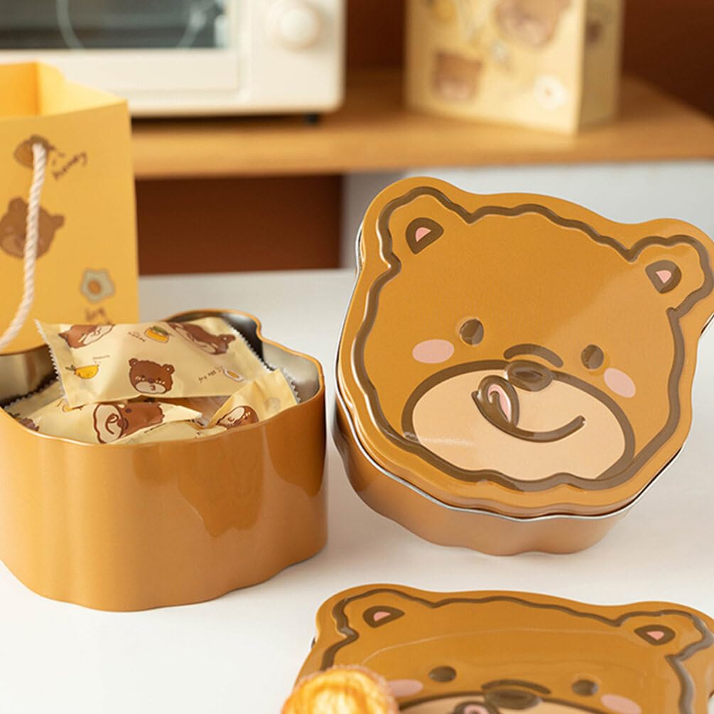 Barattoli Vuoti Di Latta Di Natale, Contenitore Di Conservazione Regalo Di Biscotti Di Caramelle Scatola Decorativa Per Le Vacanze, Piccola Latta Di Metallo Per Biscotti Caramelle Al Cioccolato - 11