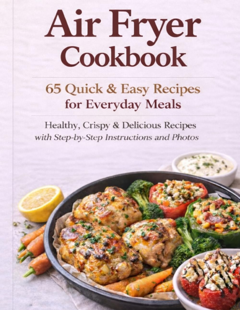 Air Fryer Cookbook: 65 Quick & Easy Recipes for Everyday Meals: Healthy, Crispy & Delicious Recipes with Step-by-Step Instructions and Photos