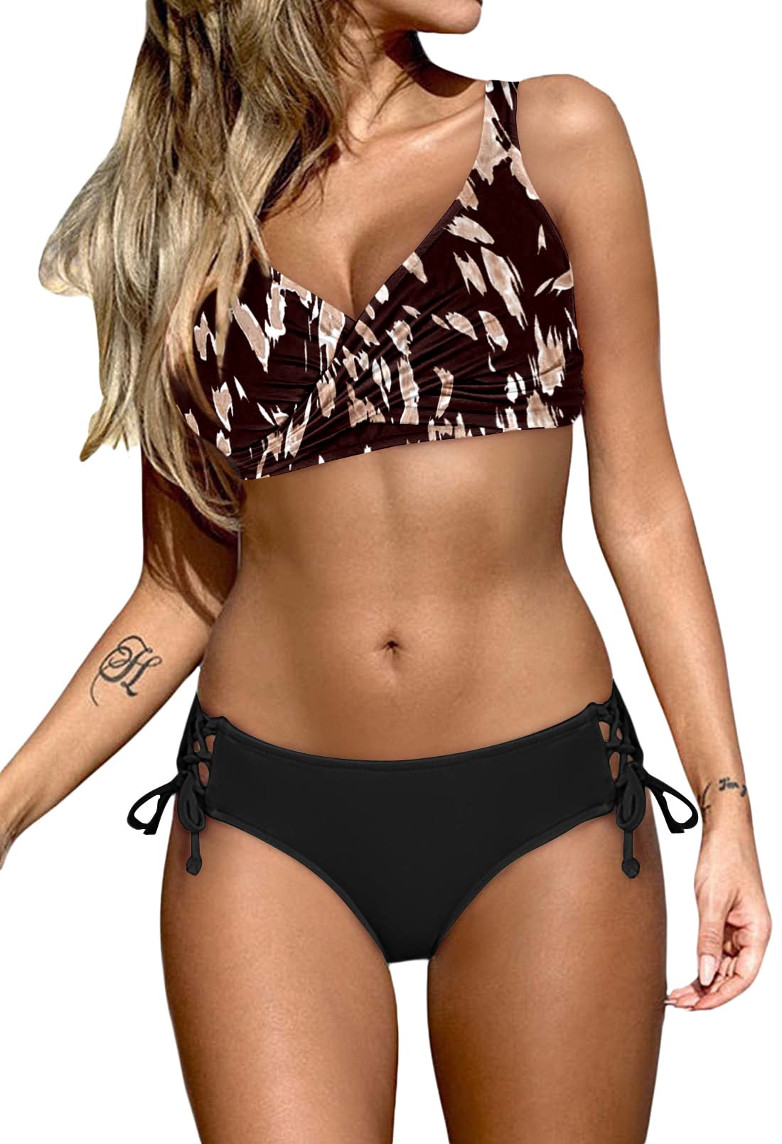 Bathing Suit Holipick Women's 2-Piece Swimsuit Push Up Bikini