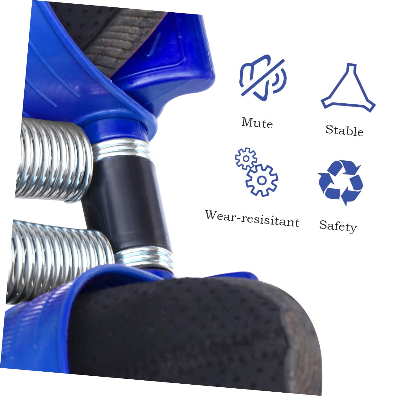 Acciaio Pedal a Fitness Blu Doppia Molla in Allenamento