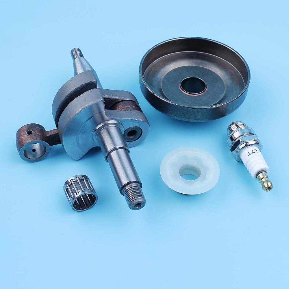 Kit de cojinete de Agujas de Engranaje helicoidal de Embrague de cigüeñal Compatible con Motosierra Husqvarna 350345340 503858071,503 85 80-71