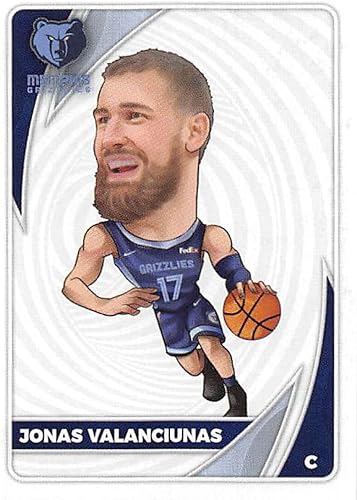 2020-21 Panini Stickers #379 Jonas Valanciunas/Illustrated Player Official NBA Basketball Album Sticker Measuring 2.75 inch tall X 2 inches wide in