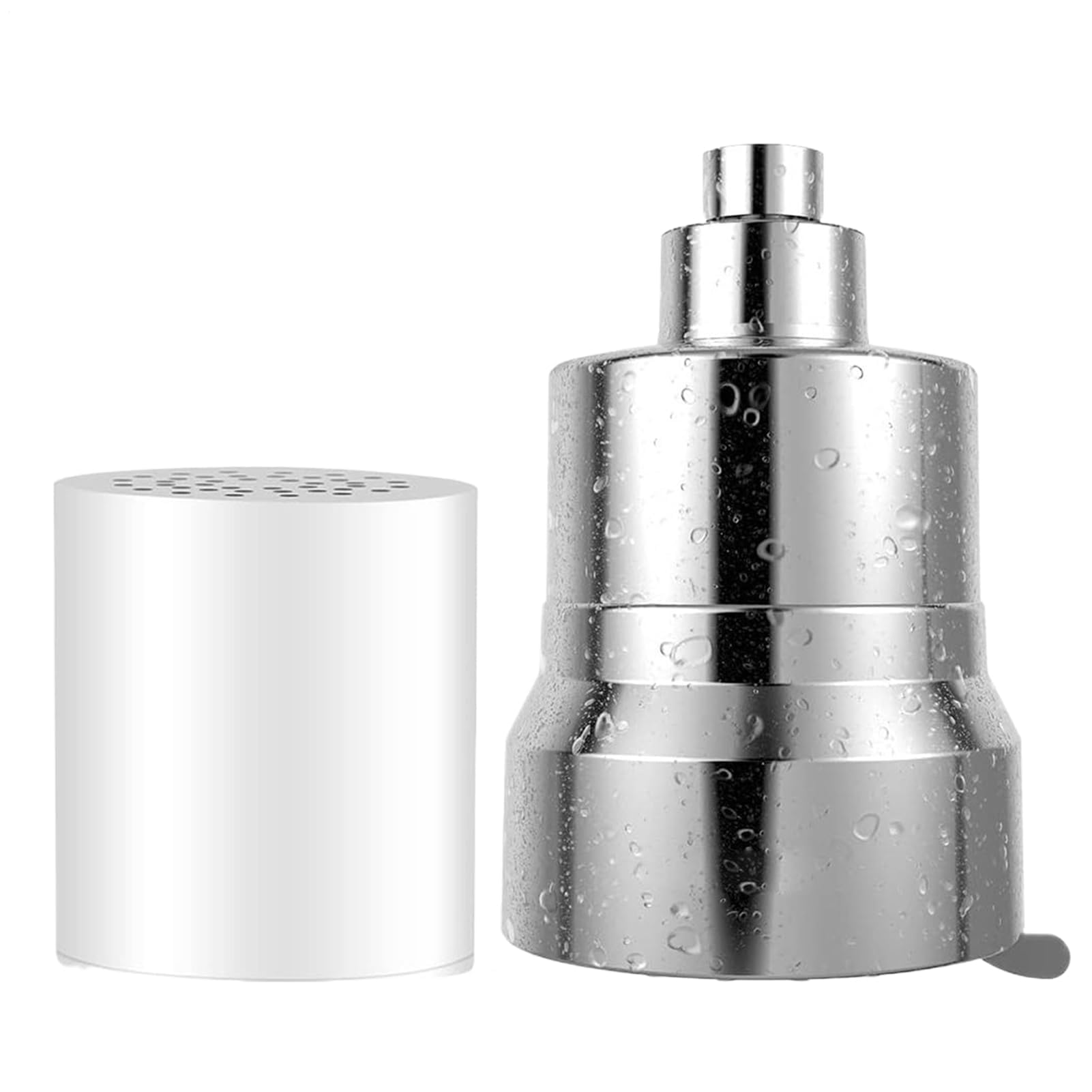 Alcachofa de ducha de alto rendimiento con filtro de agua, elimina el cloro, metales pesados y microvida para una piel y cabello más saludables, accesorio esencial para el baño
