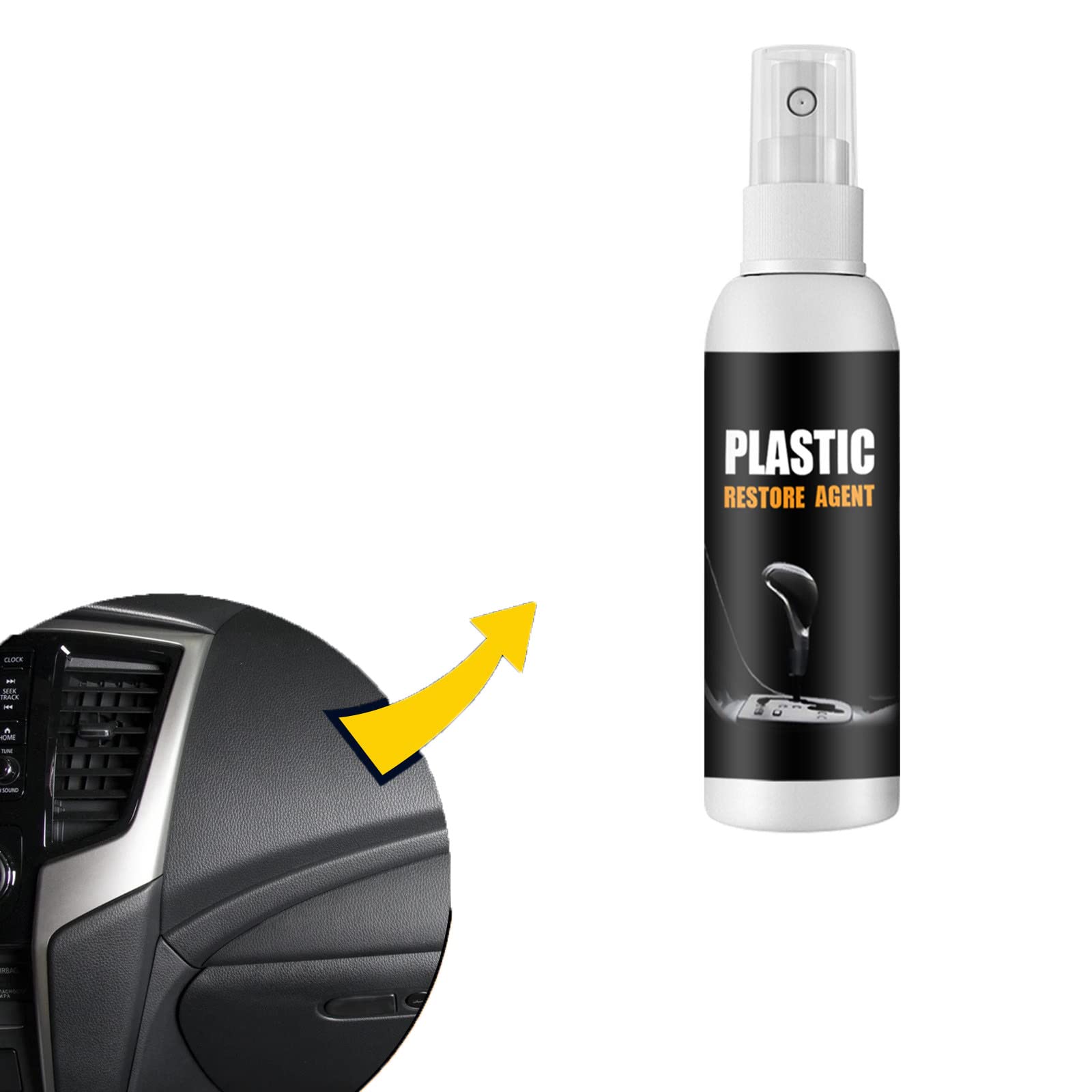 Buy RV Decal Restore Agent, Back To Black Plastic Trim Restorer Spray