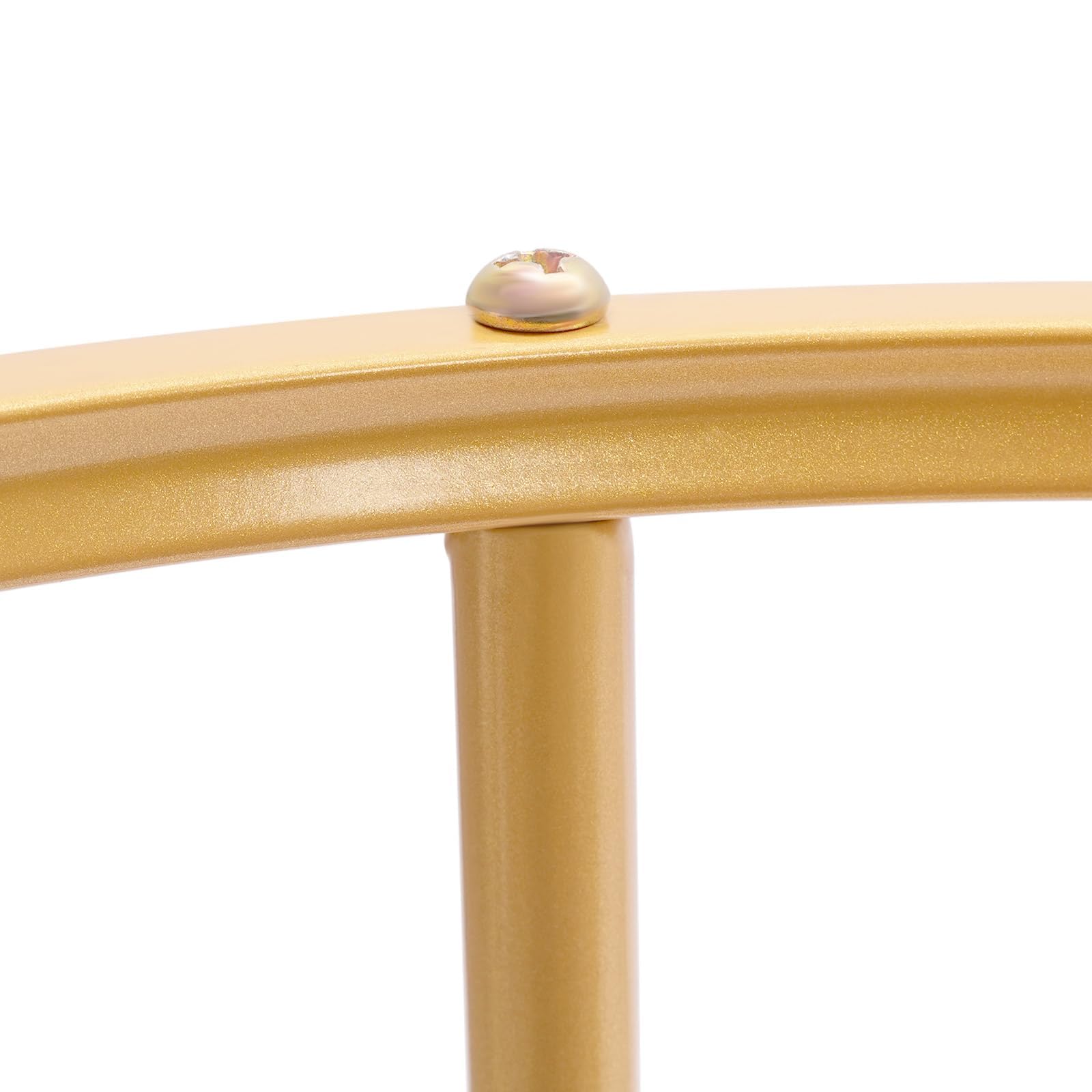 Supporto per Fiori da Matrimonio Dorato da 10 Pezzi, Centrotavola A Colonna con Vaso in Metallo da 23,6", Espositore per Fiori Moderno, per Feste A Casa, Cerimonie