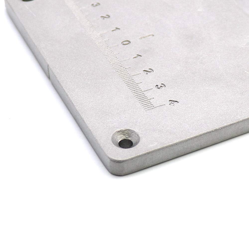 RING Plat En Aluminium Insertion De Table Routeur 235 * 120 * 8mm Avec
