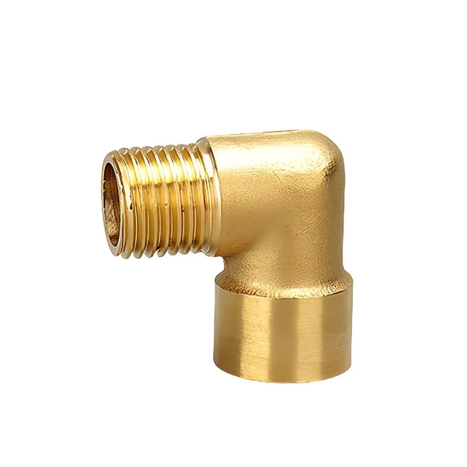 3/8" Female x Male Thread Brass Elbow Equal Pipe Fitting Connector Coupler for Water Fuel Copper Adapter