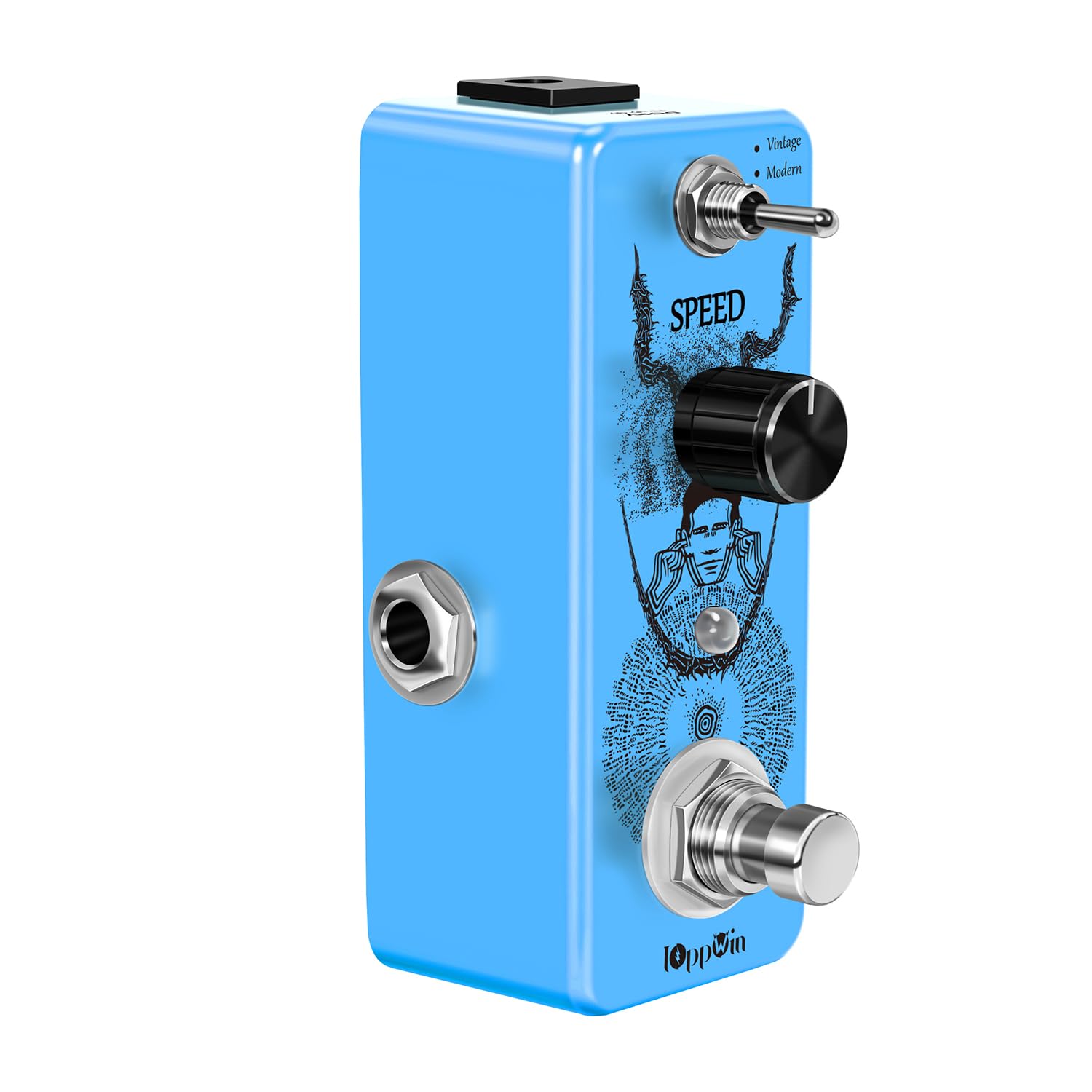Vintage/Modern Phaser Pedal - Full Analog Klang, 70er Jahre Psychedelic Rock & E-Gitarre Effekt, Metallgehäuse, True Bypass