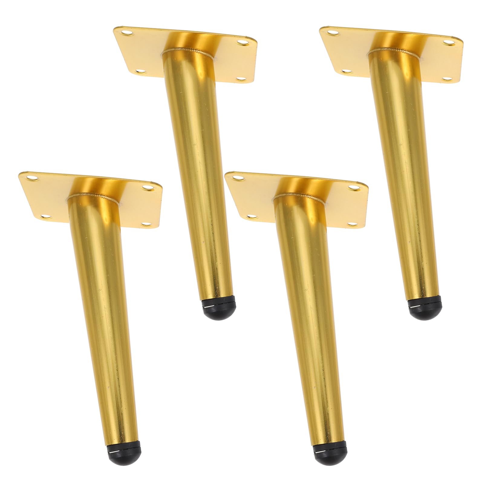 Patas de mueble Mikikit tapered de metal angulado color moderno para renovar sofás pack de 4