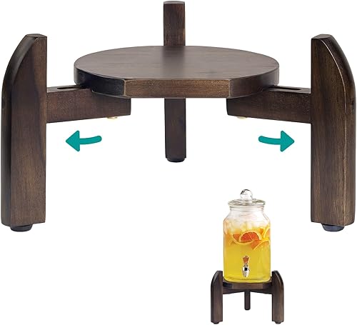 Soporte dispensador de bebidas de ancho ajustable de 8 a 11.5 pulgadas de ancho Tarro de bebidas y soporte de plástico para jarra de agua para