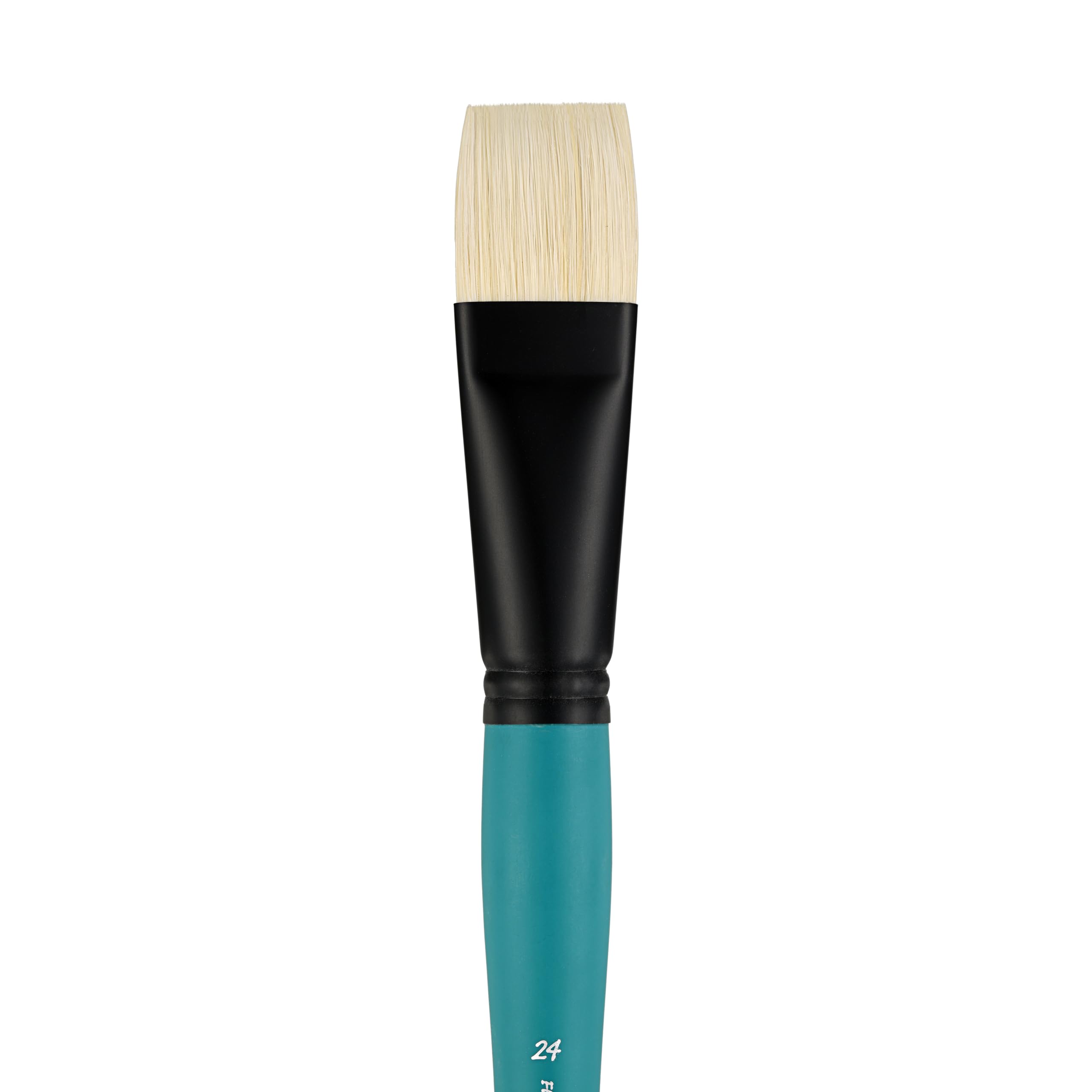 Pan Art Bristle Flat No. 24, Detail & Wash Brush for Oil Paints - Image 2