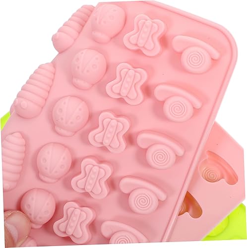 Miniatura 4 de 2pcs Cookie Tray Cookie Cake Silicone Treat Chocolate Molds Jelly Candy Animal Silicone Molds Silicone Molds for Candles Cookie Cutters Molde De