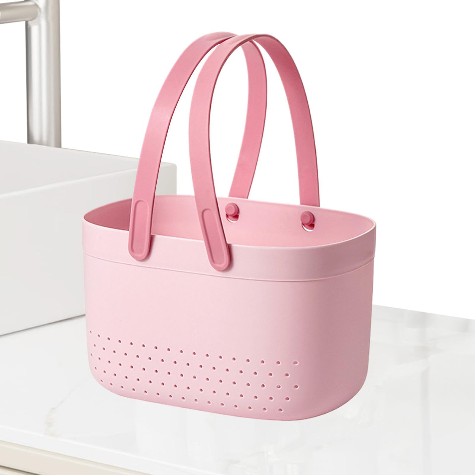 Toiletry Basket - Shower Caddys Basket Travel Toiletry Organizer Shower Organizer with Handles Bath Storage Baskets Portable Drainage