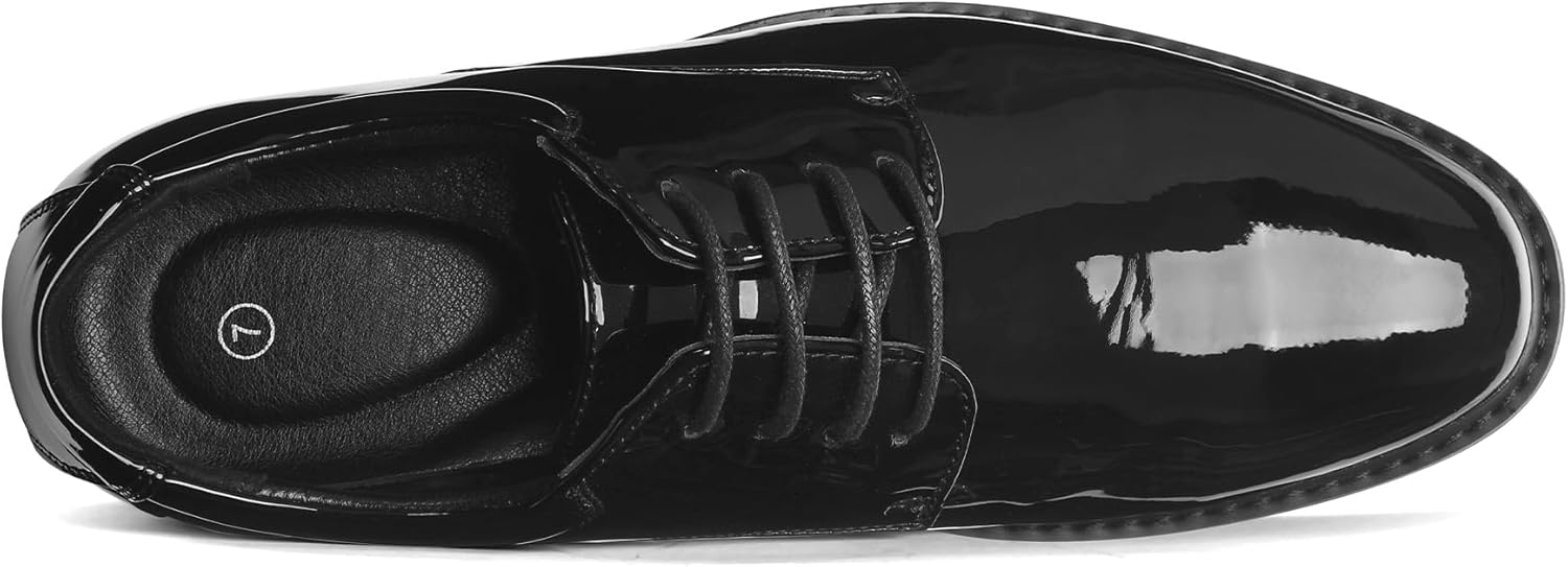 Men's Dress Shoes Formal Business Classic Lace Up Wingtip Oxford Shoes - Image 3