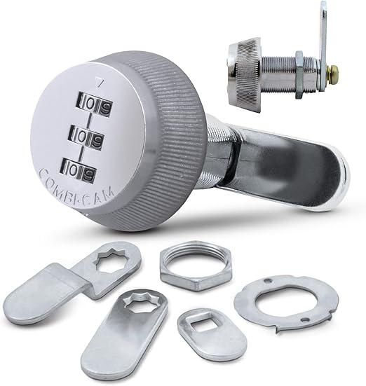 CombiCam Combinated Lock 7850R Large Chrome Cam Lock