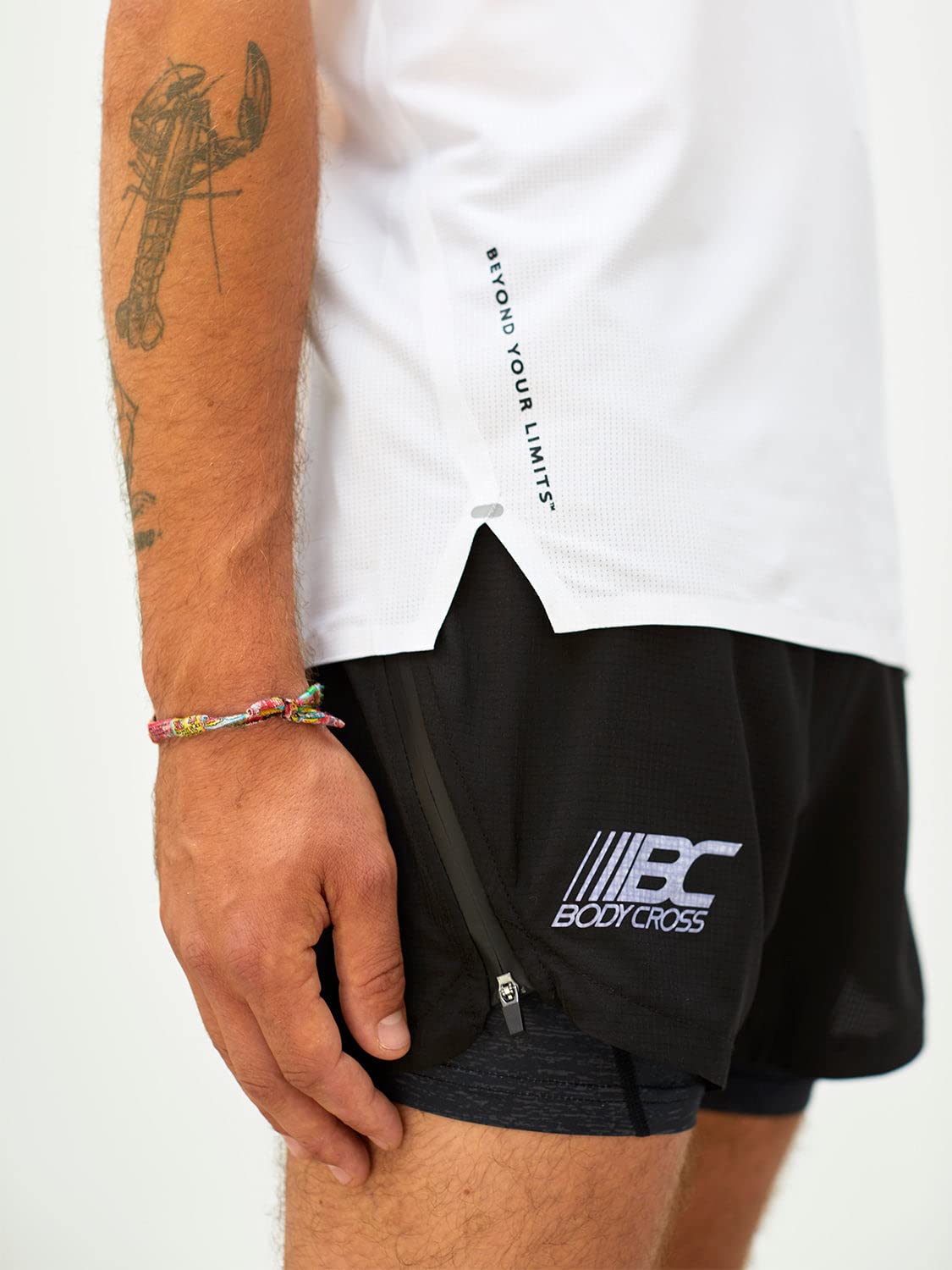 BODYCROSS Canottiera Brice Bianco