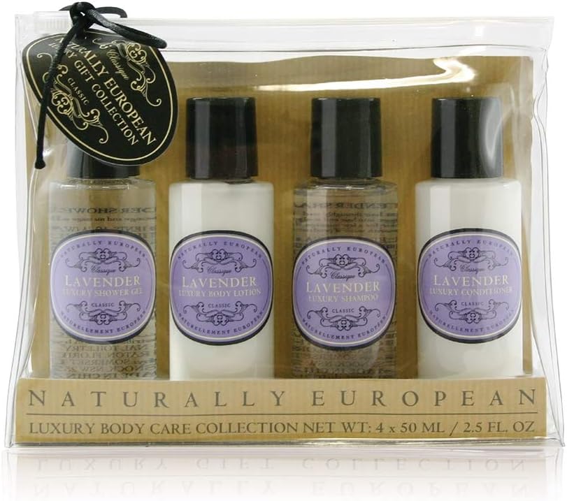 Naturally European Travel Collection, Lavender 50 ml - Pack of 4