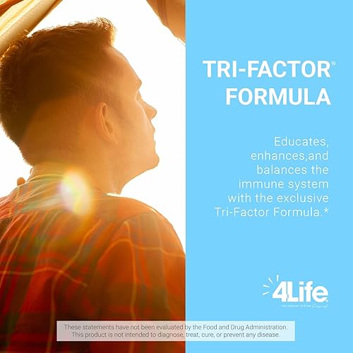 Miniatura 4 de 4Life Fórmula de factor de transferencia trifactor - Apoyo del sistema inmunológico con extractos de calostro de vaca y yema de huevo de pollo, 60