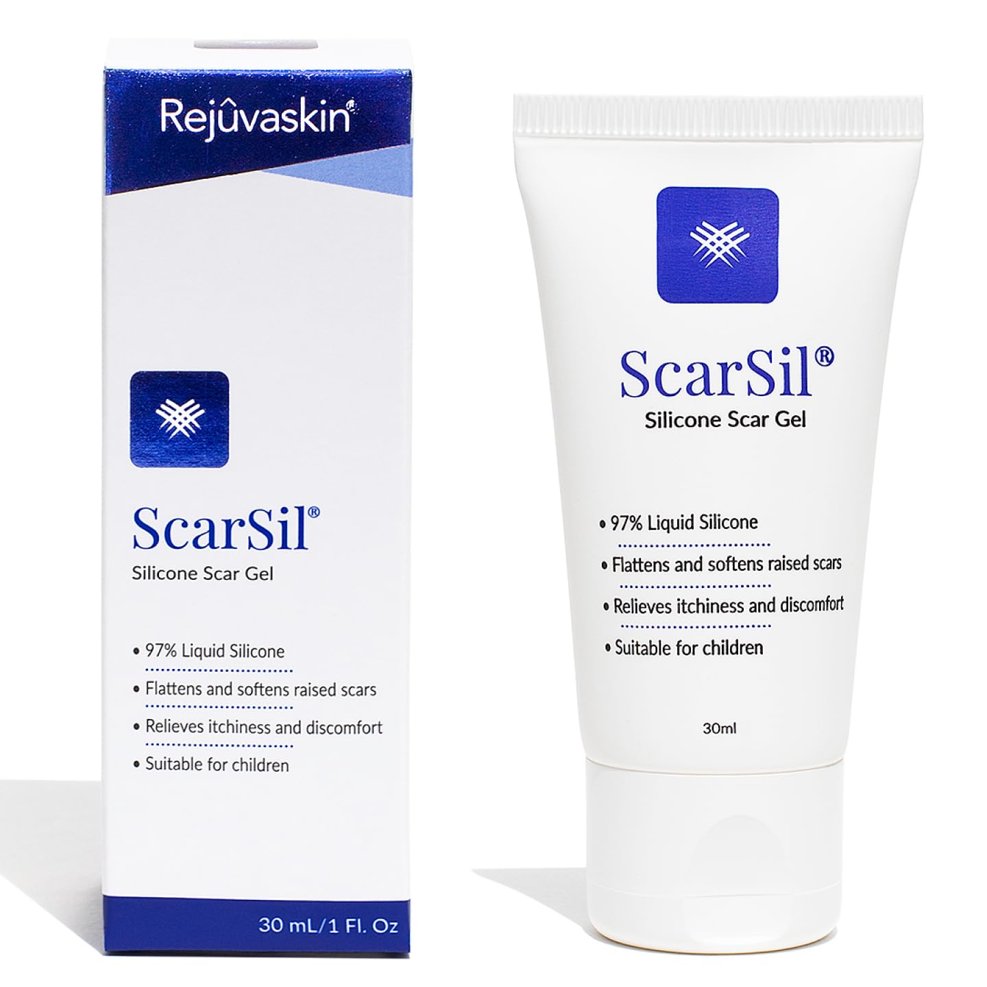ScarSil flüssiges Narbenpflaster | blassere, flachere & weichere Narben | Silikon Narbengel, Narbencreme, Narbenpflege | Narbensalbe nach OP | Scar Removal Cream | transparent & geruchlos | 30 ml
